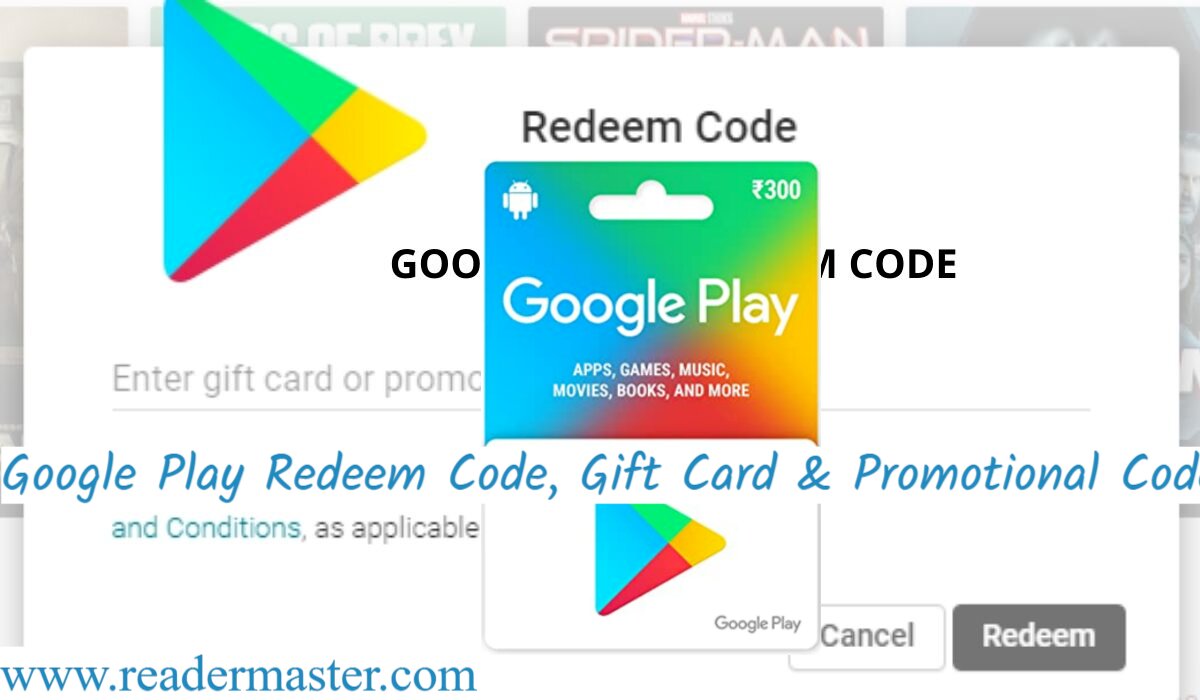 Google Play Redeem Code 22 For Today Rs 10 30 50 100 Free Gift Card Readermaster