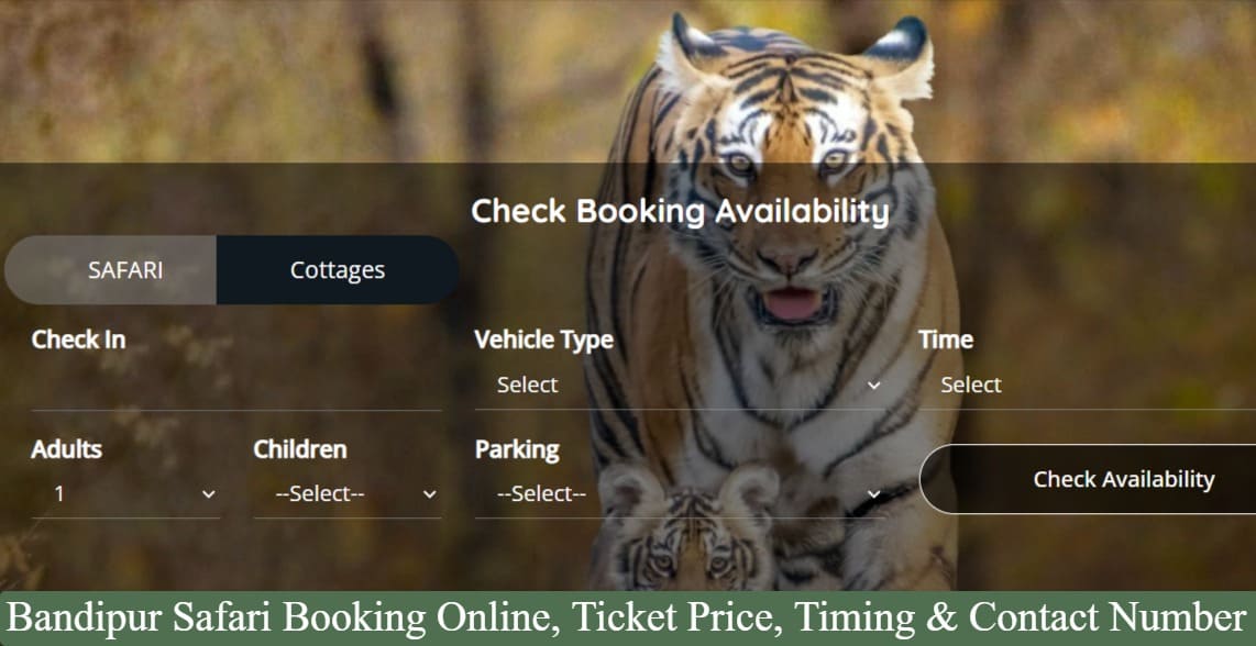 bandipur national park safari booking online